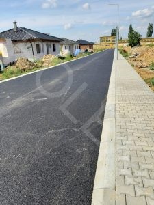 asfaltová cesta na ul. Orechová dokončená